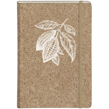 Блокнот "Cocoa motif" на резинке, A5, 48 листов, линейка, ассорти
