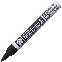 Маркер перманентный "Pen-Touch", M, черный