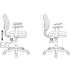 Кресло детское Бюрократ CH-W356AXSN, ткань, пластик, фиолетовый - 5