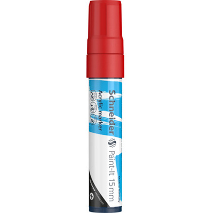 Маркер акриловый "Schneider Paint-It 330", красный - 2