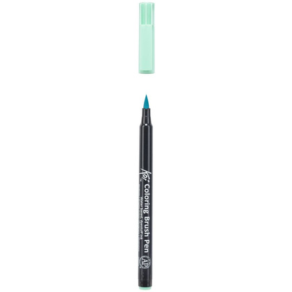 Маркер акварельный "Koi Color Brush", ярко-зеленый - 3