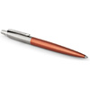 Ручка шариковая автоматическая "Parker Jotter Chelsea Orange CT", 0.7 мм, оранжевый, серебристый, стерж. синий - 2