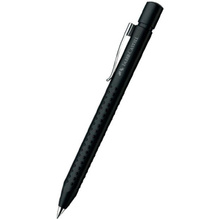 Ручка шариковая автоматическая "Faber-Castell Grip 2011", 0.7 мм, черный, стерж. синий
