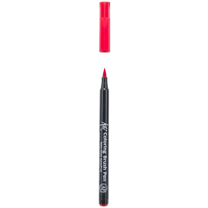 Маркер акварельный "Koi Color Brush", кармин - 3
