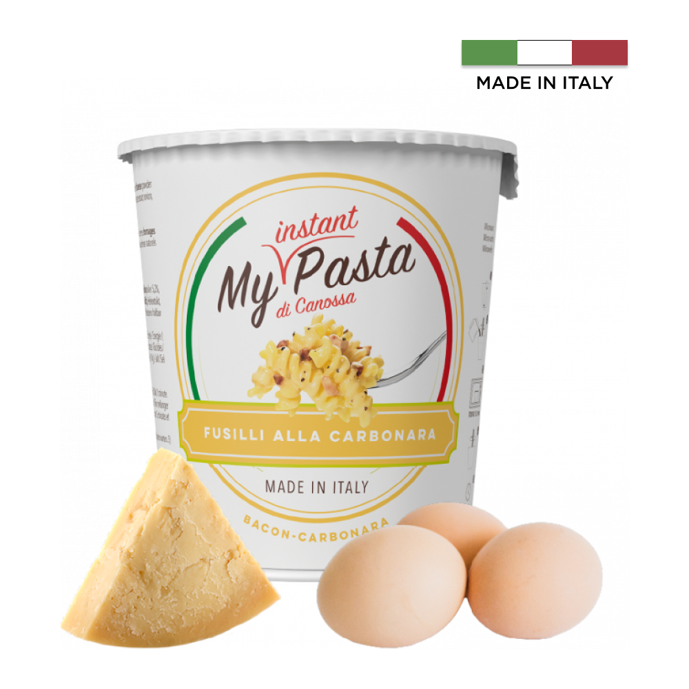 Паста фузилли "My instant pasta" карбонара, 70 г