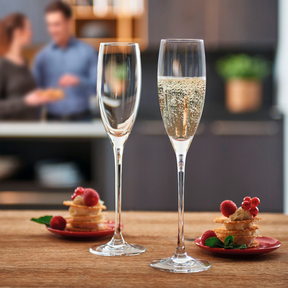 Бокал стеклянный для шампанского «Cheers», 220 мл, 6 шт/упак - 3