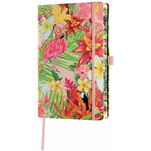 Блокнот "Eden Flamingo", А5, 96 листов, линейка, разноцветный