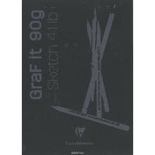 Скетчбук "Graf It", A5, 90 г/м2, 80 листов, черный