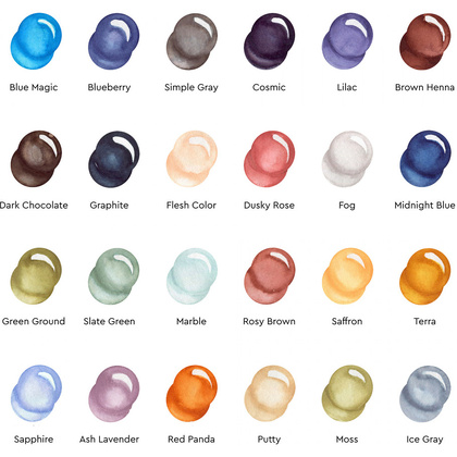 Набор акварельных маркеров "Sketchmarker Aqua. Outdoor Set", 24 шт., ассорти - 2