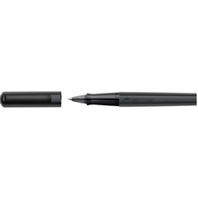 Ручка-роллер "Ink roller Hexo black", черный, стерж. черный