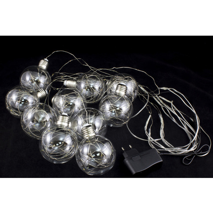 Гирлянда LED "Бахрома. Шарики", 3x0.7 м, разноцветный - 3