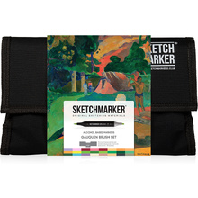 Набор маркеров перманентных "SKETCHMARKER & Pushkinskiy Brush. Гоген", 24 шт.