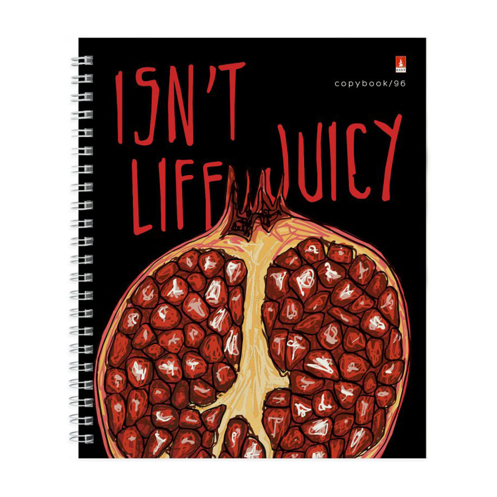 Тетрадь "Juicy life", А5+, 96 листов, клетка, ассорти - 4