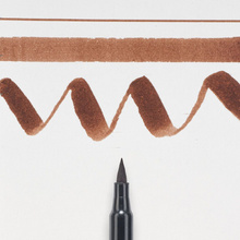 Маркер акварельный "Koi Color Brush", коричневый