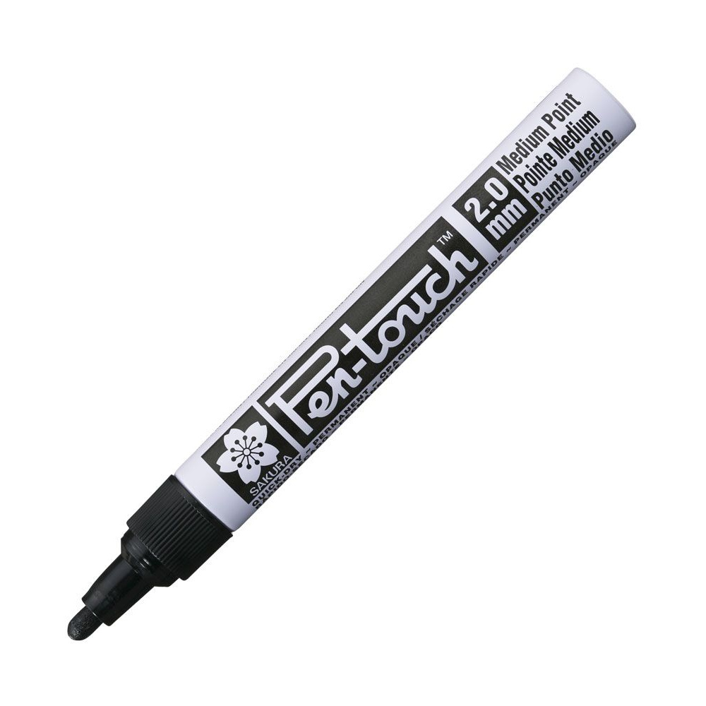Маркер перманентный "Pen-Touch", M, черный