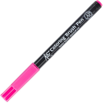 Маркер акварельный "Koi Color Brush", розовый