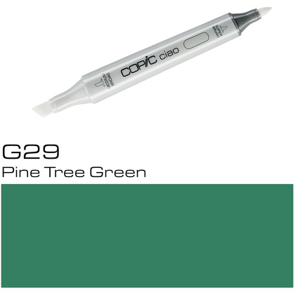 Маркер перманентный "Copic ciao", G-29 зеленая сосна