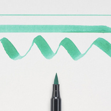 Маркер акварельный "Koi Color Brush", сине-зеленый