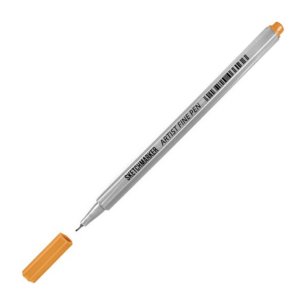 Ручка капиллярная "Sketchmarker", 0.4 мм, оранжевый флуоресцентный