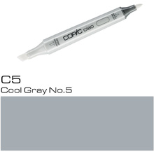 Маркер перманентный "Copic ciao", C-5 холодный серый №5