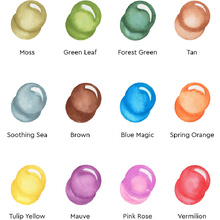 Набор акварельных маркеров "Sketchmarker Aqua. Garden Set", 12 шт., ассорти