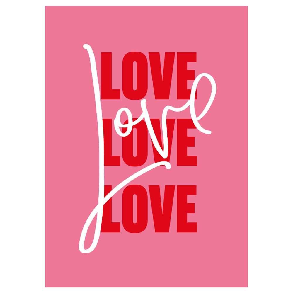 Открытка "Love" (0117)