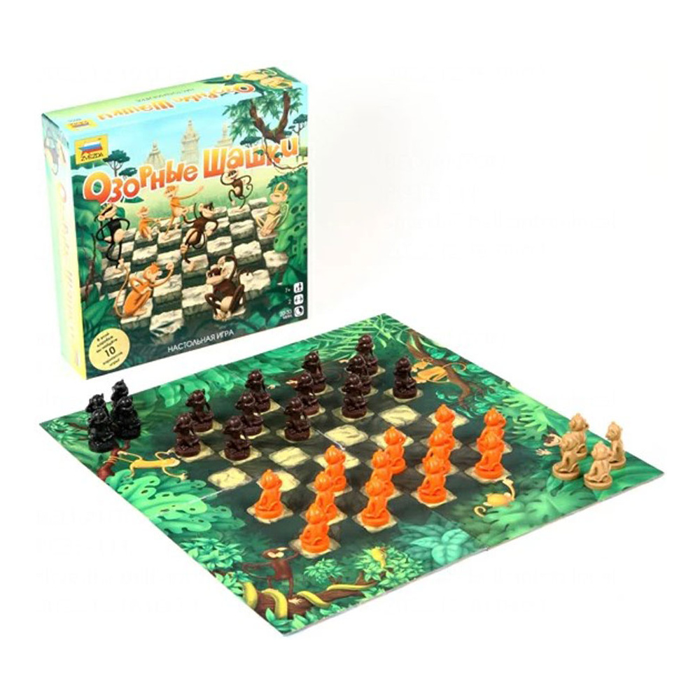 Игра настольная "Озорные шашки" - 2