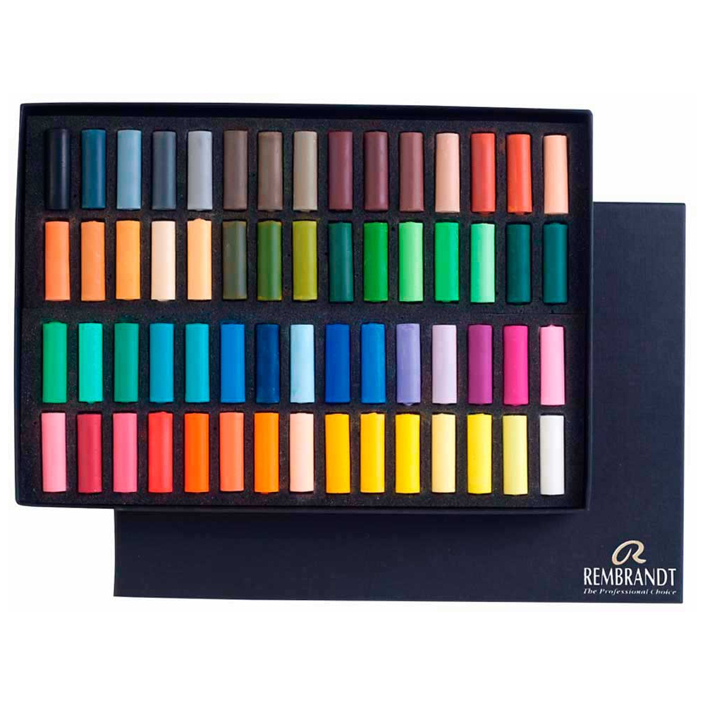 Набор мягкой пастели "Rembrandt Half Pastel" делюкс, 60 цветов