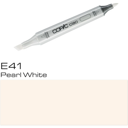 Маркер перманентный "Copic ciao", E-41 жемчужный белый