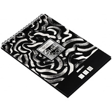 Скетчбук "Black line. Strokes", 14.5x20 см, 120 г/м2, 40 листов, разноцветный