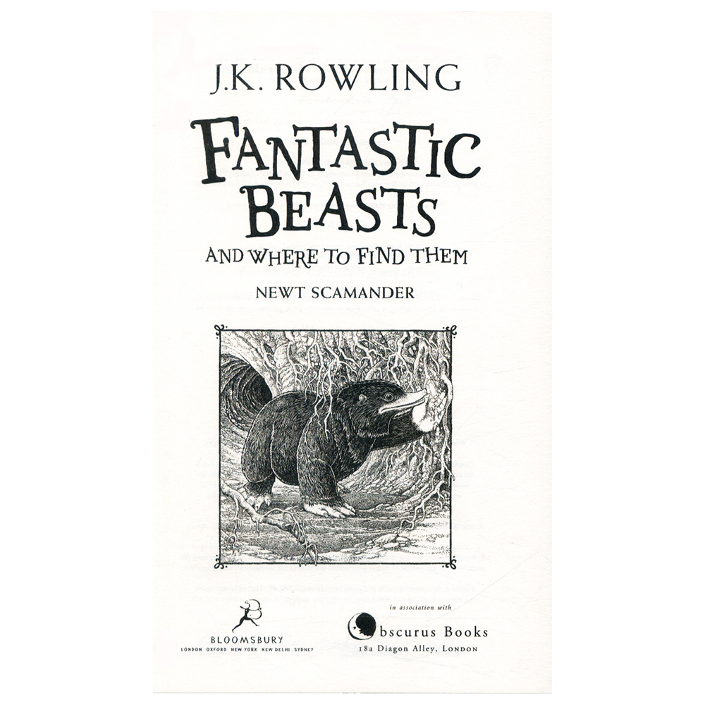 Книга на английском языке "Fantastic Beasts and Where to Find", Rowling J.K.  - 3