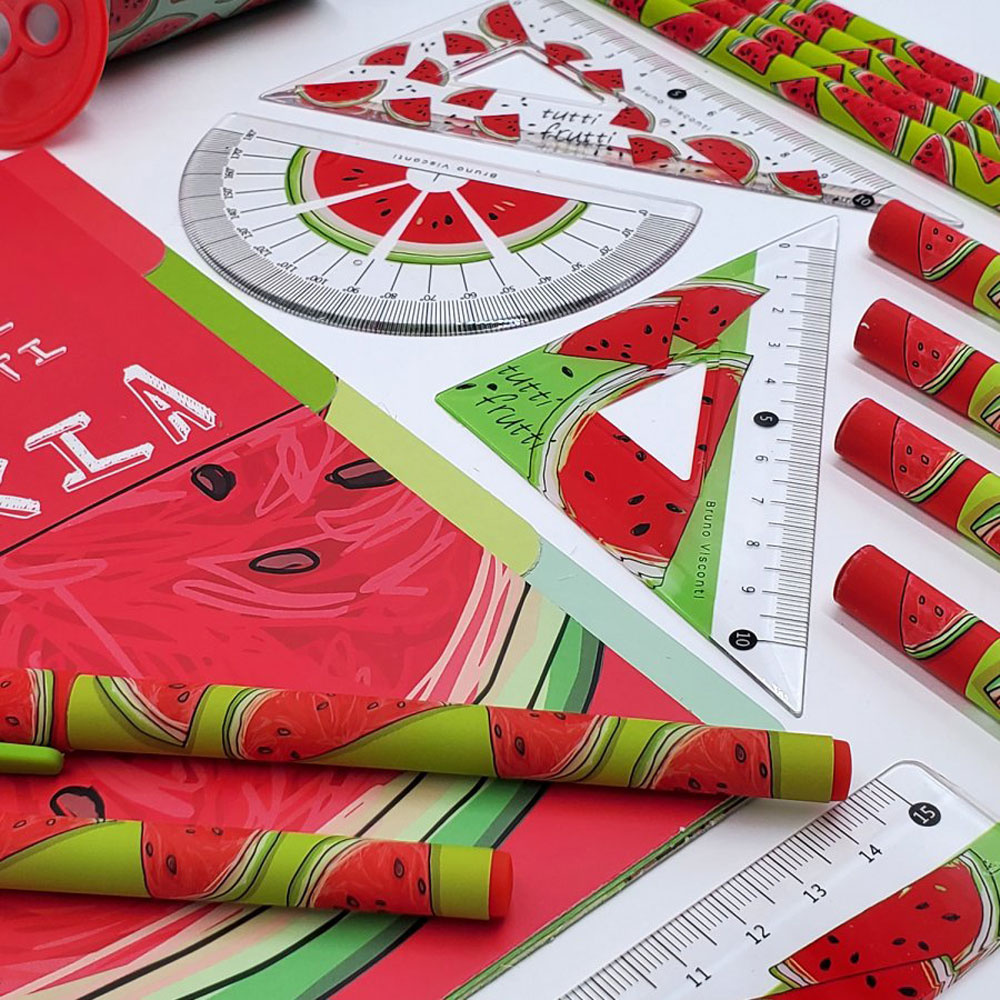 Треугольник "HappyGraphix. Fresh & Fruity. Арбуз", 10 см, прозрачный - 3