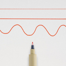 Ручка капиллярная "Pigma Micron PEN", 0.4-0.5 мм, красный