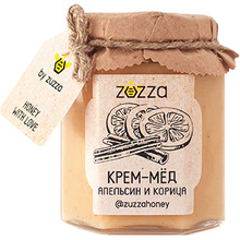 Мед-крем "Zuzza", апельсин, корица, 240 г