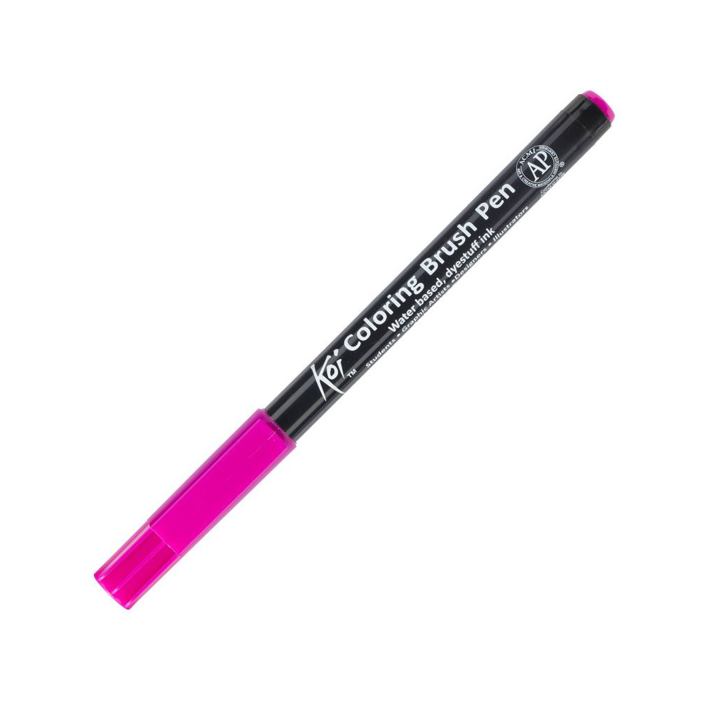 Маркер акварельный "Koi Color Brush", алый