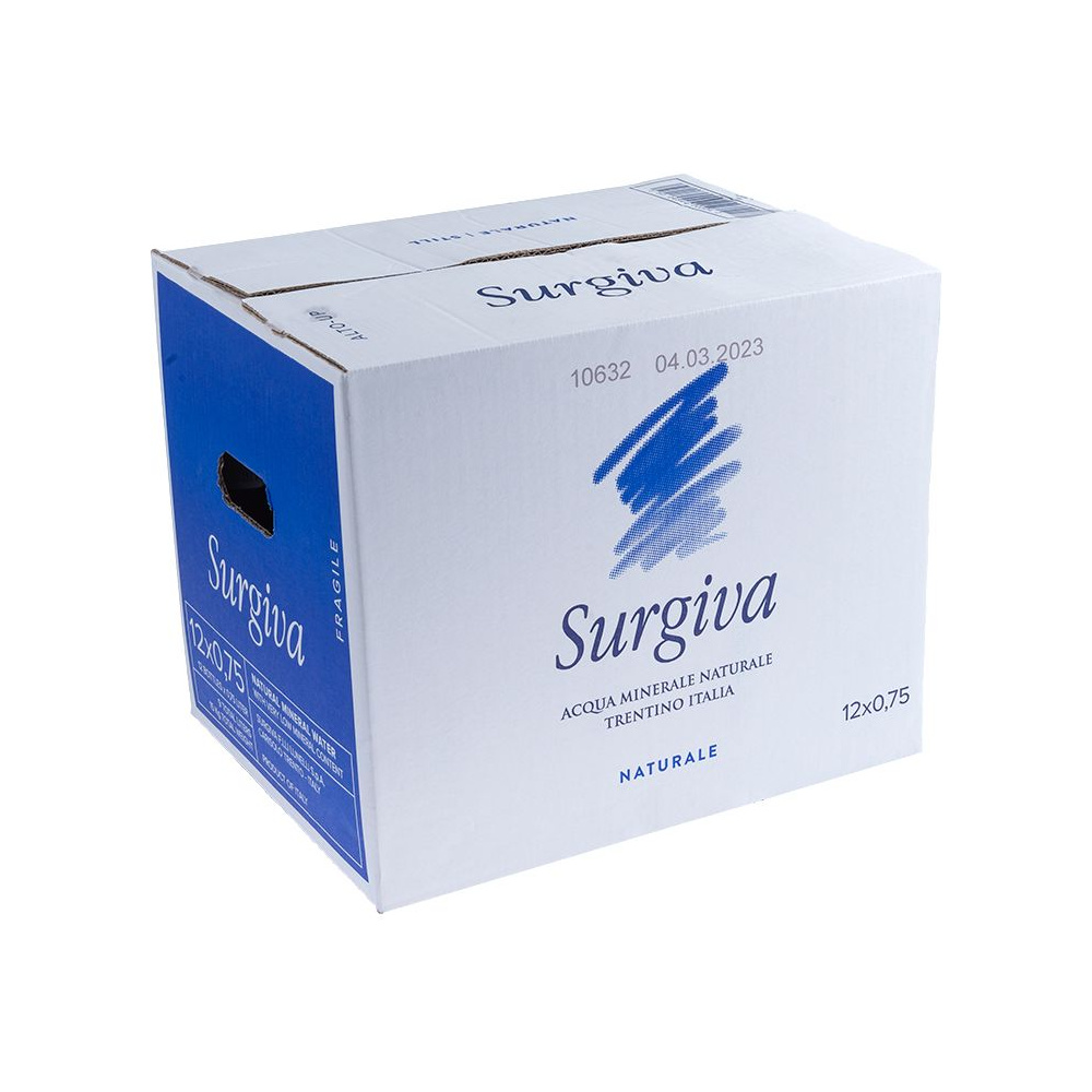 Вода минеральная природная питьевая «Surgiva», 0.75 л., негазированная, 12 бут/упак - 3