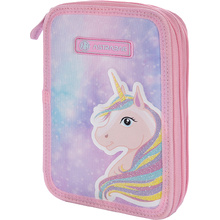 Пенал "Fairy unicorn", 2 отделения, розовый