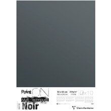 Бумага для смешанных техник "Paint'On", 50x65 см, 250 г/м2, черный