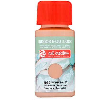 Краски декоративные "INDOOR & OUTDOOR", 50 мл, 4030 темно-коричневый теплый