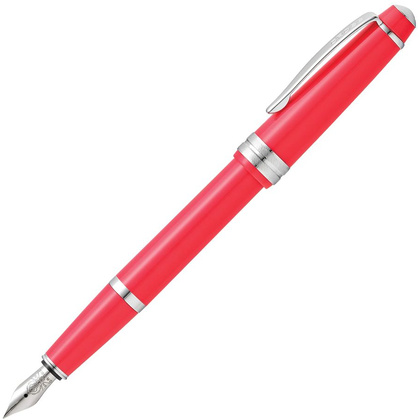 Ручка перьевая "Cross Bailey Light", M, коралловый, патрон черный - 2
