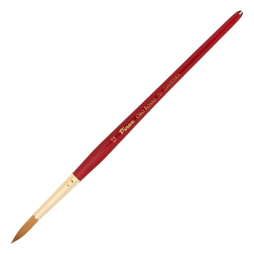 Кисть для рисования "Pinax ORO ROSSO", синтетика, круглая, №12