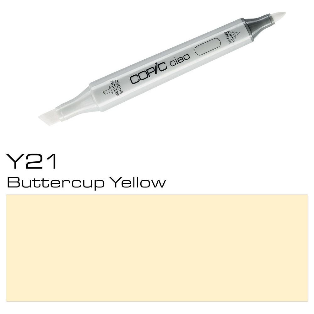 Маркер перманентный "Copic ciao", Y-21 желтый лютик
