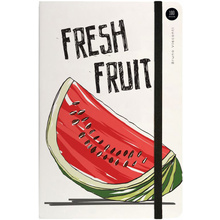 Блокнот "Megapolis Journal. Fresh & Fruity", A5, 100 листов, клетка, белый