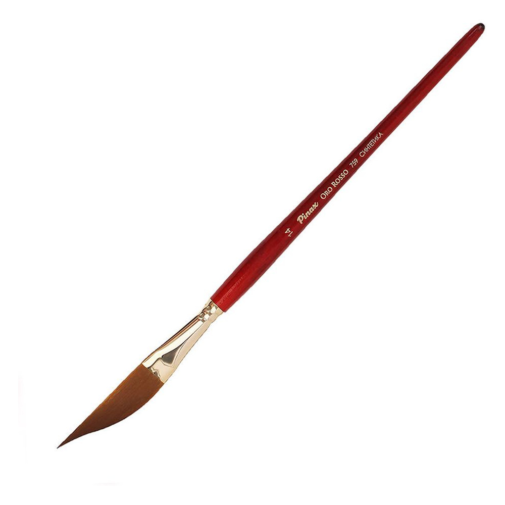 Кисть для рисования "Pinax ORO ROSSO", синтетика, даггер лайнер, №14