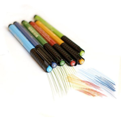 Маркер-кисть "Pitt Artist Pens Brush", 6 шт., земляные оттенки - 5
