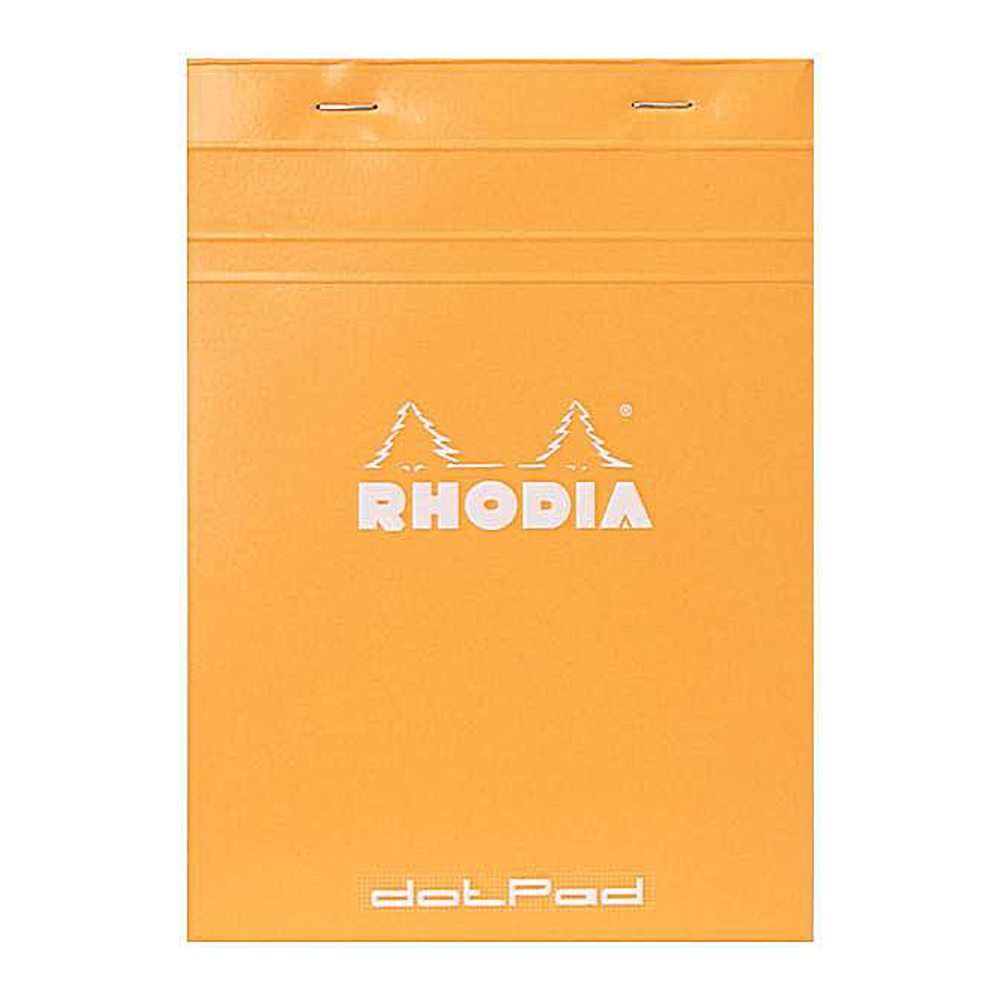 Блокнот "Rhodia", A5, 80 листов, в точку, оранжевый