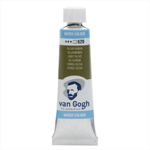 Краски акварельные "Van Gogh", 620 оливковый зеленый, 10 мл, туба