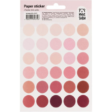 Наклейка бумажная "Trecker dots pink", 1 лист, 21x12 см