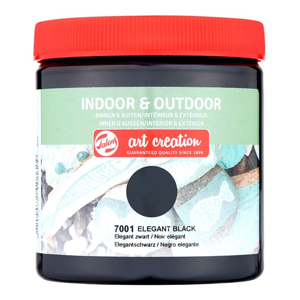 Краски декоративные "INDOOR & OUTDOOR", 250 мл, 7001 черный элегантный