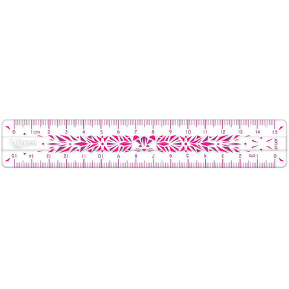 Линейка Maped "Unbreakable Fancy", 15 см, ассорти - 2